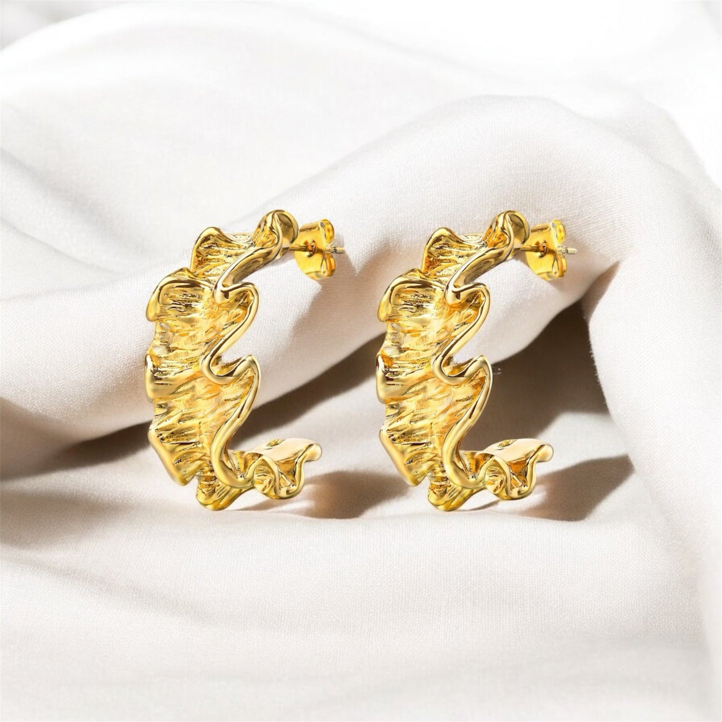 Golden Waves Earrings