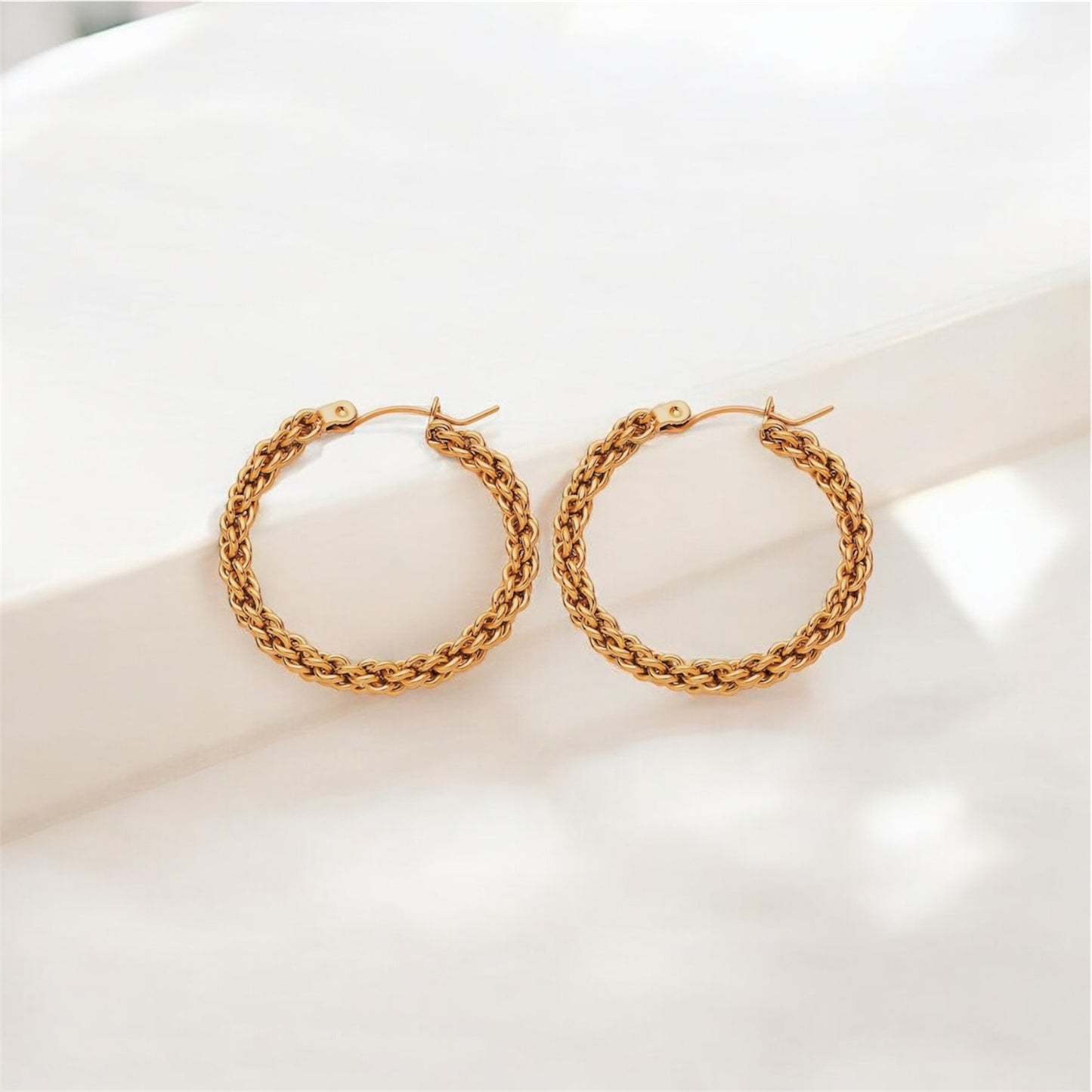 Twist of Gold Earrings