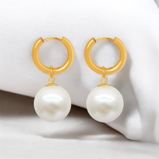 Pearl earrings